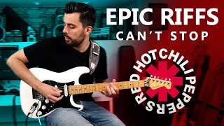 EPIC RIFFS Can't stop RED HOT CHILI PEPPERS Guitar TAB Tutorial | Marcos García