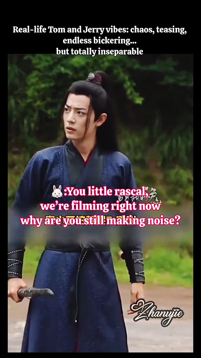 Wang Yibo & Zhan : argue, tease, repeat, certified chaotic soulmates 🤣#wangyibo #xiaozhan #yizhan