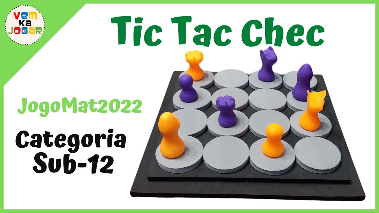 Jogo de Tabuleiro Dama & Jogo da Velha (Checkers & Tic-Tac-Toe