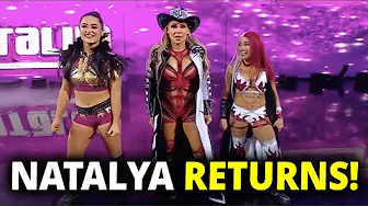 NATALYA RETURNS! HOMETOWN POP ROCKS WWE! 🎉🔥 thumbnail