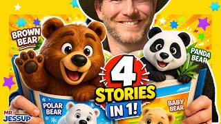 4 Bear Stories in 1! 🐻 Read Aloud with Mr. Jessup