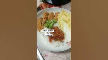 makan malam TKW Hongkong #shortvideo #tkwhongkong #shorts