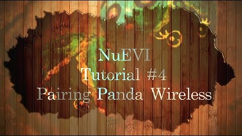 NuEVI Tutorial #4 Panda Wireless Pairing