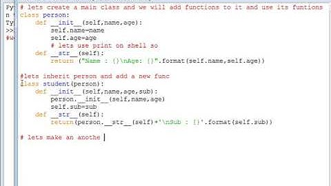 Method Overloading in Python inheriting from the main class and modifying functions in main class