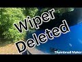 Vauxhall Corsa VXR - Rear Wiper Delete