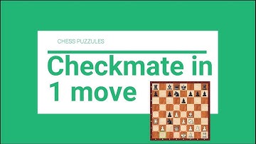 Chess Checkmate in 1move | Chess puzzle for beginner