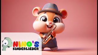 Saxophon Hamster 🐹 Kinderlied Hamster 🎵 Kinderlieder Deutsch🎷Kinderlieder zum Mitsingen