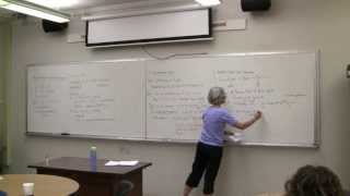 X-Math@LSU Summer 2009, The Twisted Alexander Polynomial, Part II, Lecture by Susan Williams
