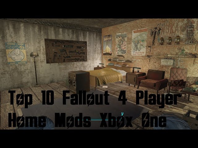 Fallout 4 - 3 UNIQUE PLAYER HOMES MODS - Tree House, Manor and Aquarium  (XBOX/PS4/PC) 