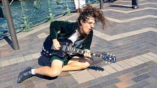 AC/DC - Goodbye and Good Riddance To Bad Luck Live by Angus Young Street Performer! | No Bull