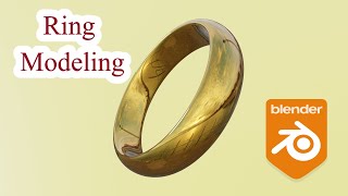 Blender Tutorial : Ring Modeling smooth style