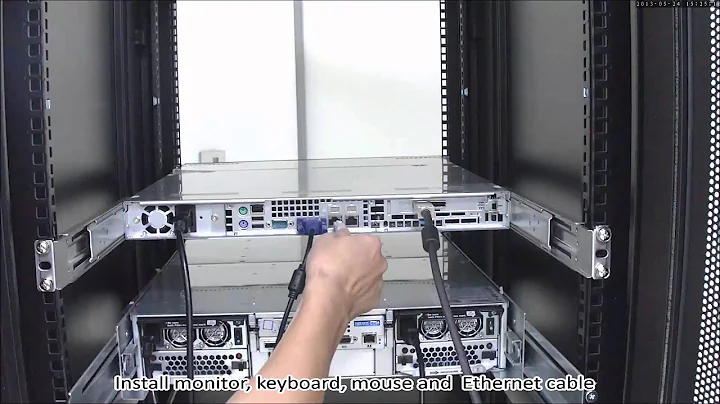 NVR2100 with SAS Storage Installation:easily install Surveon NVR megapixel recorder