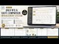Daily RFQ and Quote Comparison Management System
