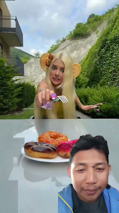 Makan donat #shorts #trending #funny