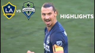 Full Zlatan Ibrahimovic vs Seattle Sounders FC Highlights | LA Galaxy vs Seattle Sounders FC 01/09/2019 News