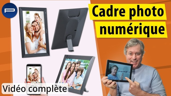 Cadre photo numérique connecté à écran tactile IPS 7 DF-600.WiFi - SOMIKON