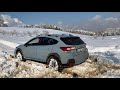 Subaru XV / Crosstrek Opens Snowy Road