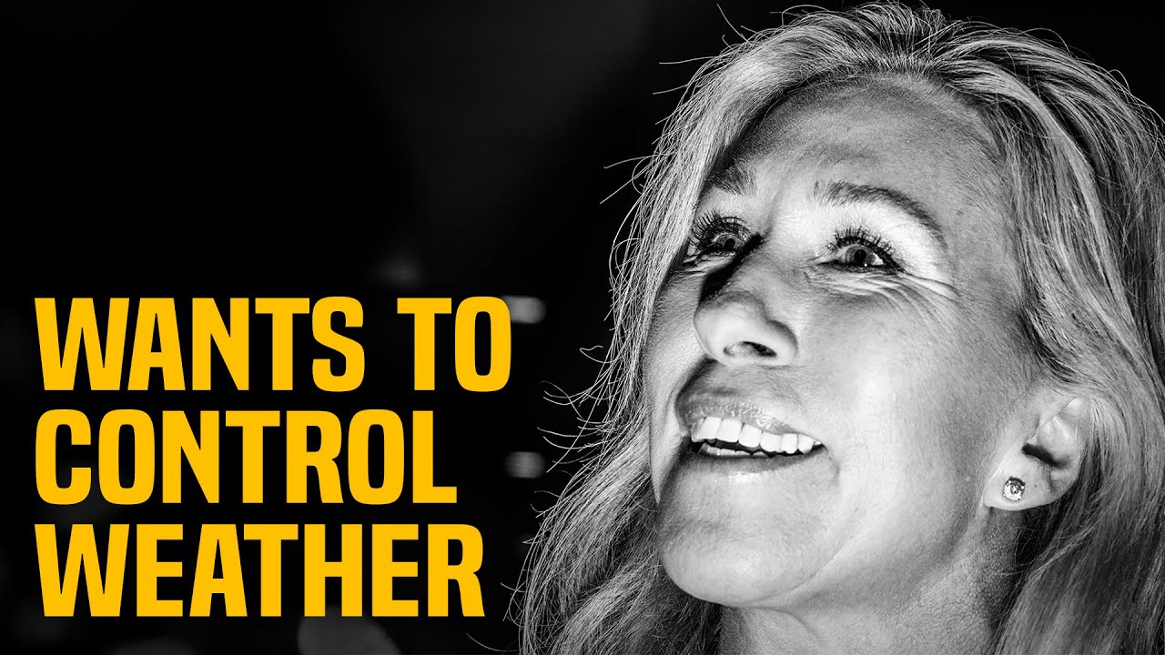 Marjorie Taylor Greene bravely demands they manipulate the weather to stop fires