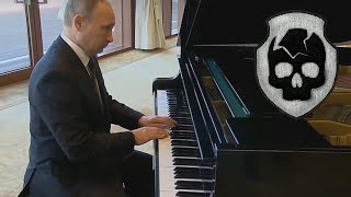 Путин играет на рояле тему бандитов из STALKER