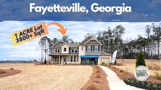 WOW! New homes in Fayetteville Ga | 1 Acre, 3827 sqft, 5 bedrooms 4.5 Bath
