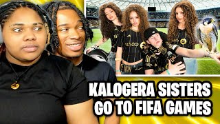 KALOGERAS SISTERS GO TO A FIFA GAME!