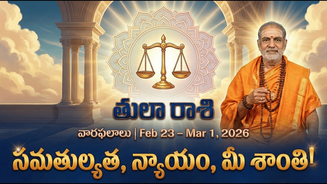 వారఫలాలు - Weekly Rasi Phalalu | Tula Rashi Phalalu | Feb 23 to 1 March 2026