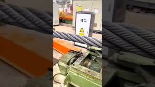steel rope manufacturing process #shorts