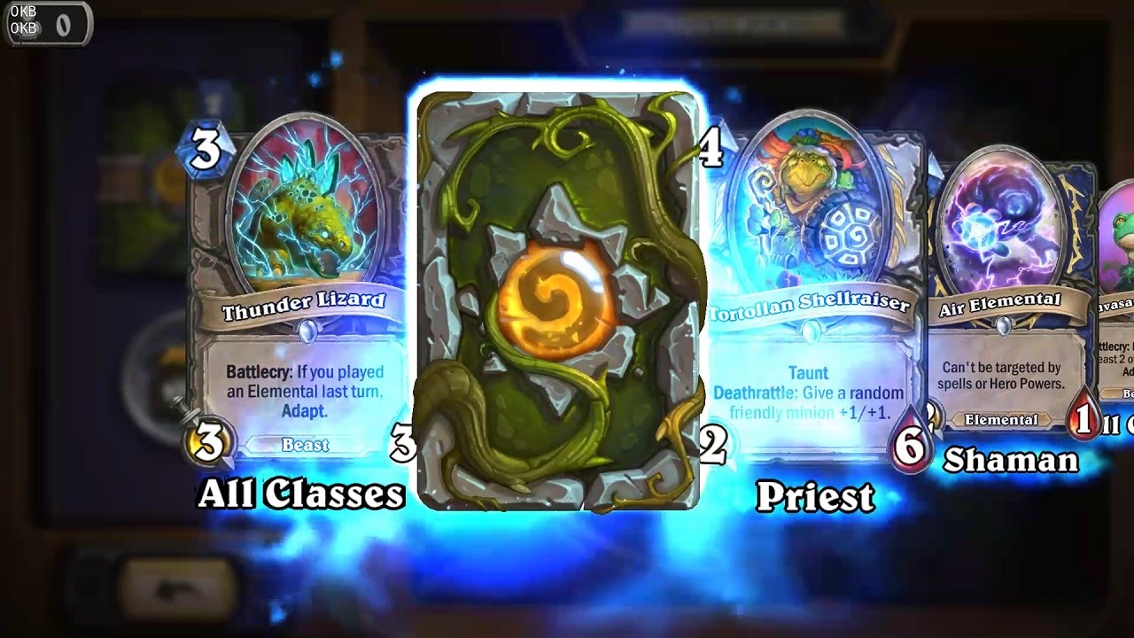 Stonehill Defender - Journey to Un'Goro Hearthstone rare card pack opening