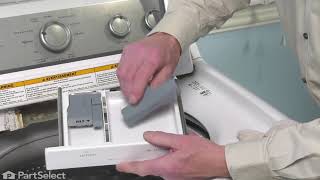 Video Whirlpool Washer Repair - How to Replace the Drawer (Whirlpool # W11127356) (author: PartSelect)