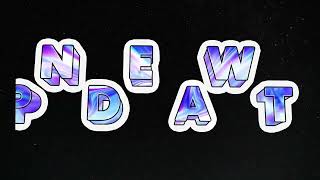 Holographic Text Effect - Titles | After Effect Template