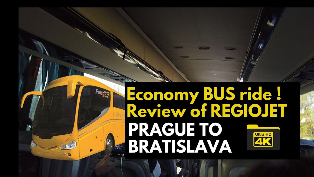Review: REGIOJET yellow bus from Prague to Bratislava