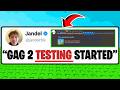 😱 GROW A GARDEN 2 TESTING STARTED + CANDY BLOSSOM RETURNS!!