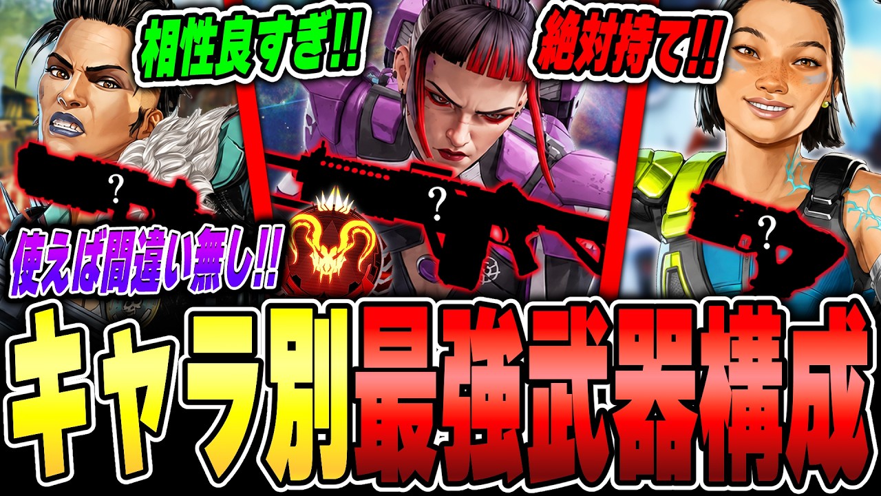 Change weapons for each character! Top 5 strongest builds