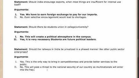 CLAT Video Tutorial: Strong & Weak Arguments