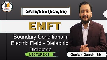 EMFT | Lec 63 | Boundary Conditions in Electric Field - Dielectric Dielectric