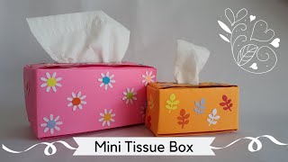 Easy Origami Tissue Box | How To Make A Mini Origami Tissue Box
