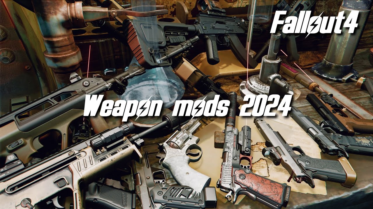 【Fallout4 Mod】 Weapon mods 2024 武器modまとめ【Nexus mods】