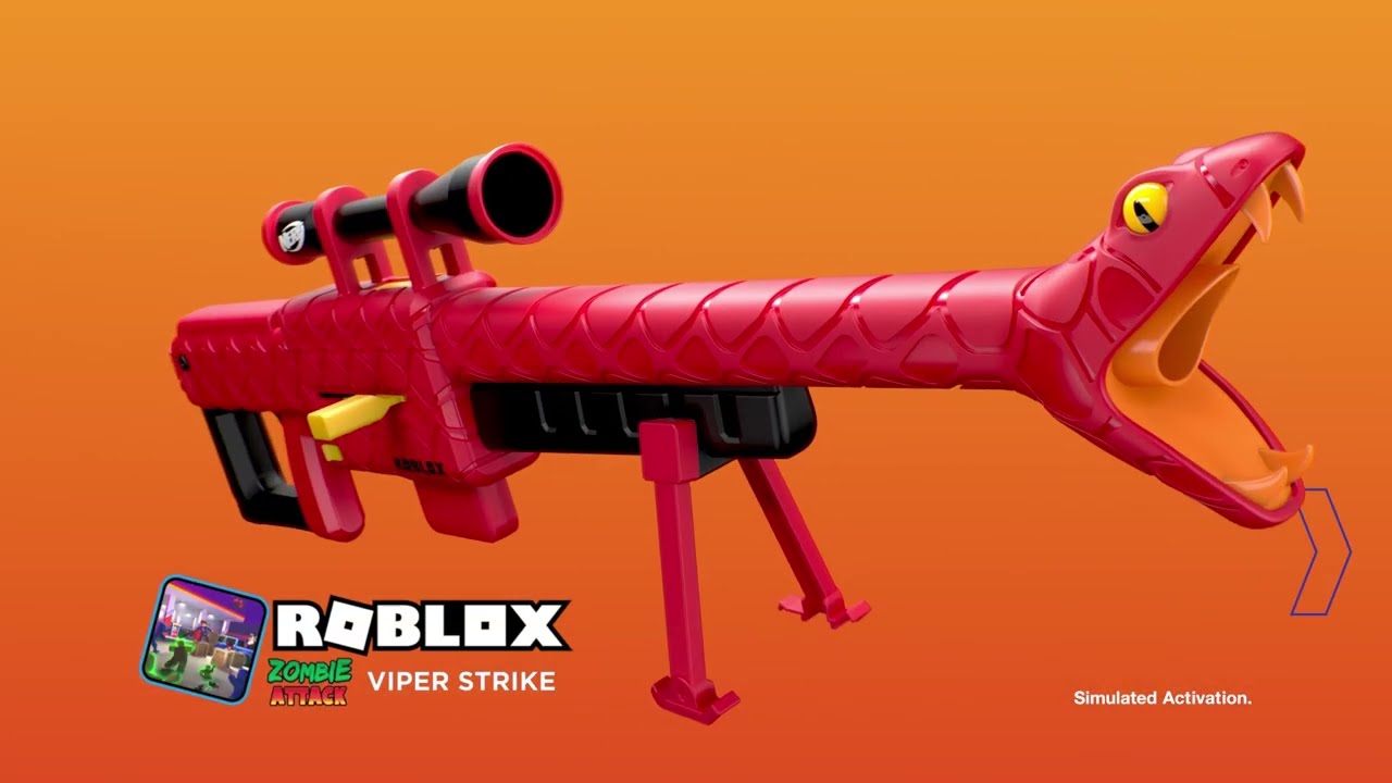 Nerf Roblox Zombie Attack Viper Strike Sniper Blaster: 6 Nerf