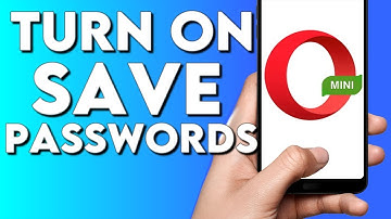 How To Enable and Turn on Save Passwords on Opera Mini Browser Phone App