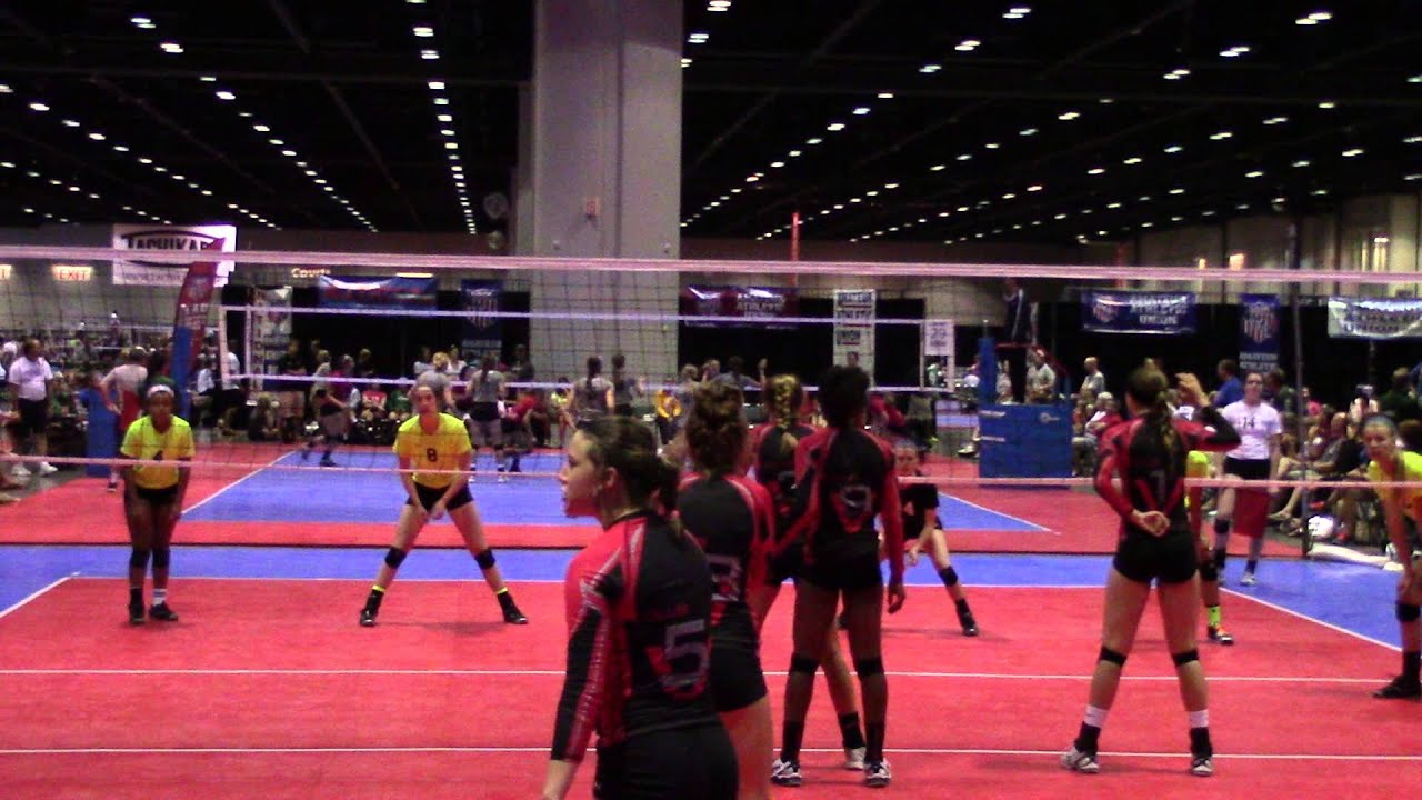 Luv 15 Black 2014 AAU Volleyball Nationals Orlando Emma Yarber 22 YouTube