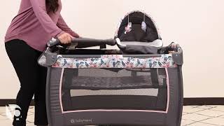 How-to Video: Baby Trend Lil' Snooze™ Deluxe II Nursery Center Playard Assembly
