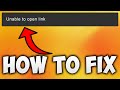 How to Fix Unable to Open Link in Google Search - Links Not Opening in Google Chrome