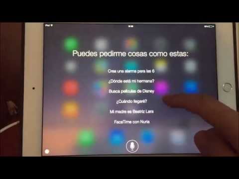 Video: ¿Cómo configuro Siri en mi iPad?