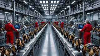 Inside the MONKEY-PATTERN Leather Factory 🐒 | Full Process From Raw Material to Luxury Shoes & Jacke