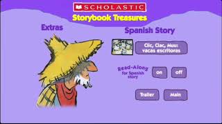 Scholastic Storybook Treasures - Click, Clack, Moo: Cows That Type - Main Menu