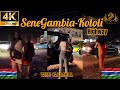 4k   senegambia  kololi road night walk tour in the gambia  west africa