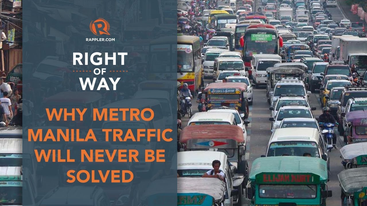 Why this way. Manila Traffic. Metro Manila. Метро Манилы.