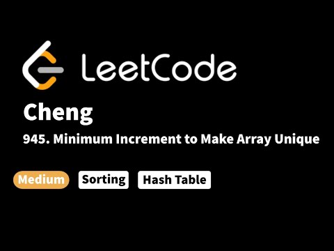 LeetCode 945. Minimum