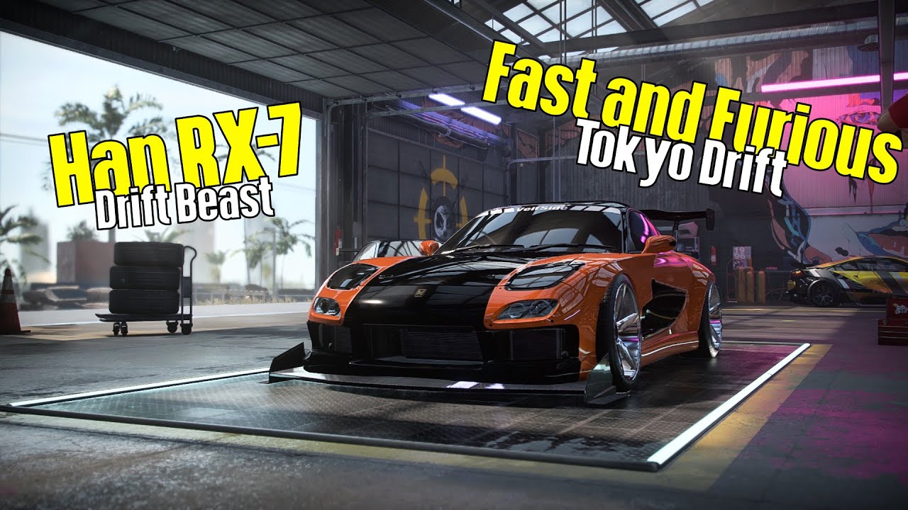 Need for Speed: Heat™ Gameplay - Fast and Furious: Tokyo Drift Han's Mazda RX-7 - Drift beast build