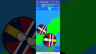cómo la unión de Suecia noruega nació y cayó explicado con countryballs#countryballs#geografia#viral